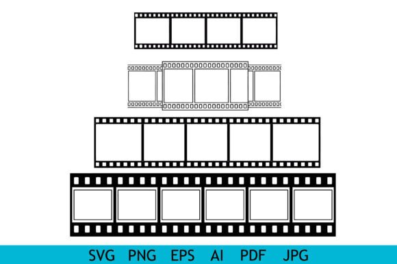 Download Vintage Film Strip Frame Collection Set - Vintage Collection