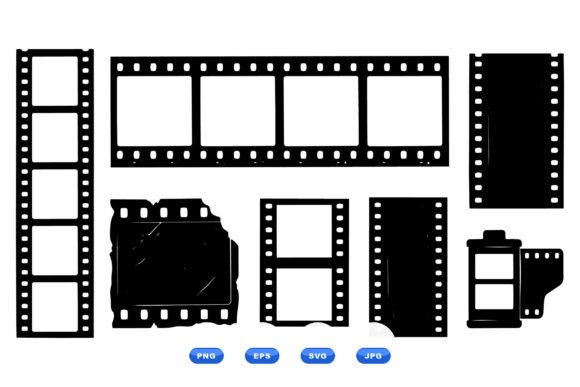 Download Vintage Film Strip Clipart Set - Vintage Collection