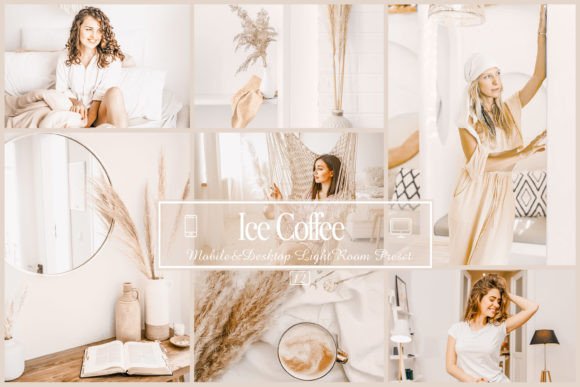 Download 12 Ice Coffee Lightroom Presets,Bright - Coffee Collection